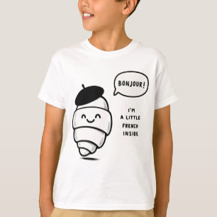 Whimsisk Fransk Croissant T Shirt