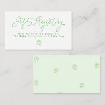 Whimsisk grön blomsterpresentregister Minimalistis