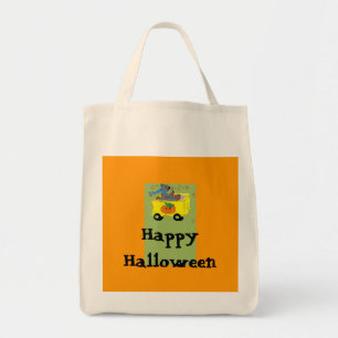 Whimsisk Halloween-design Tygkasse