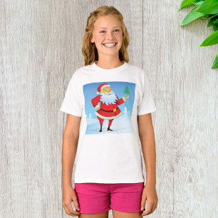 Whimsisk Jultomten med Mini Julgran T Shirt