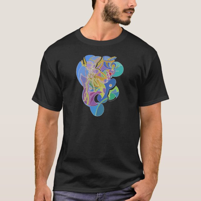 Whimsisk konst t-shirt (Framsida)