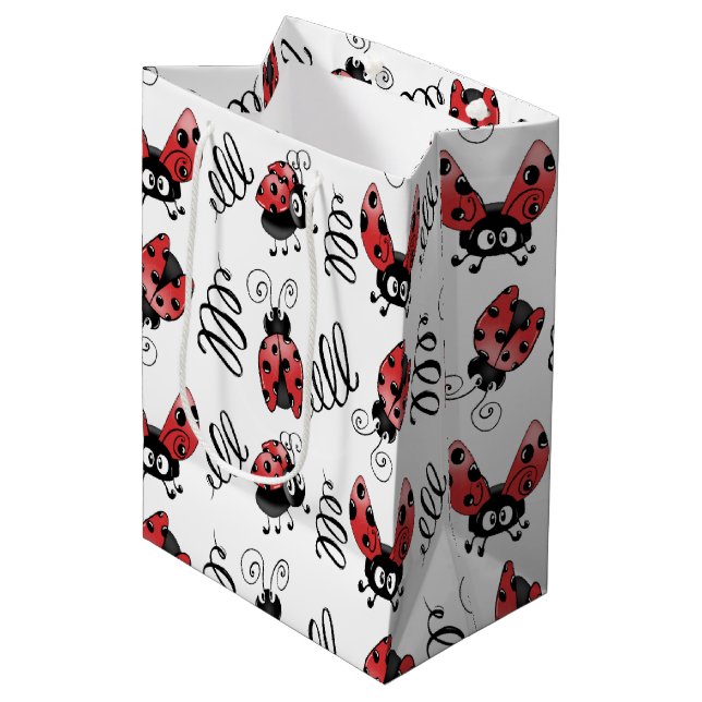 Whimsisk Ladybug och wirls (Framsidan Vinklad)