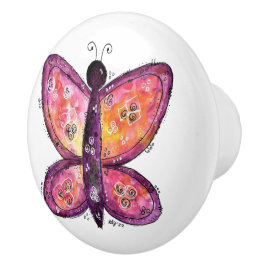Whimsisk Lila Butterfly Knopp