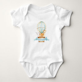 Whimsisk Luftballong Cute Baby djur Boy T Shirt