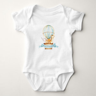 Whimsisk Luftballong Cute Baby djur Boy T Shirt