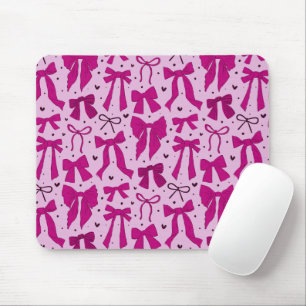 Whimsisk Magenta Bows Mönster Musmatta