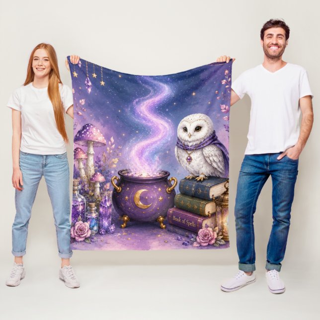Whimsisk Magisk Fantasy Fleecefilt (På plats)
