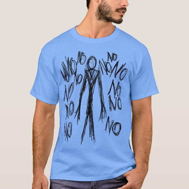 Whimsisk nonono-sida: Förstärka Quirkiness T Shirt (Framsida)