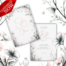 Whimsisk ömt rosa blomstergren 