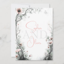 Whimsisk ömt rosa blomstergren