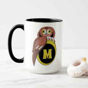 Whimsisk Östra Screech Uggla Monogram Mugg