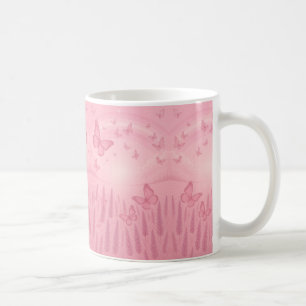 Whimsisk Pastell Fjäril Soluppgångsmugg Kaffemugg