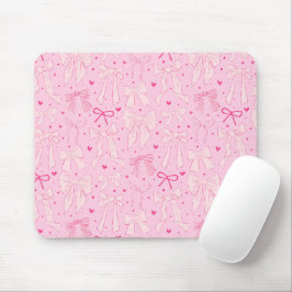 Whimsisk Rosa Bows Mönster Musmatta