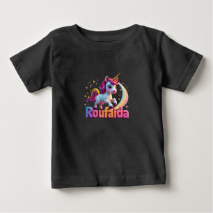Whimsisk "Roufelda"-Roligt och uppspelning av Baby T Shirt