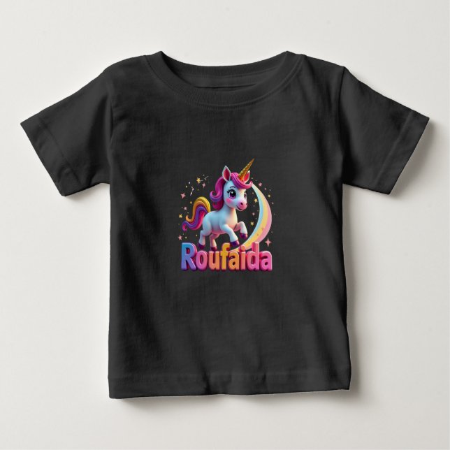Whimsisk "Roufelda"-Roligt och uppspelning av Baby T Shirt (Framsida)