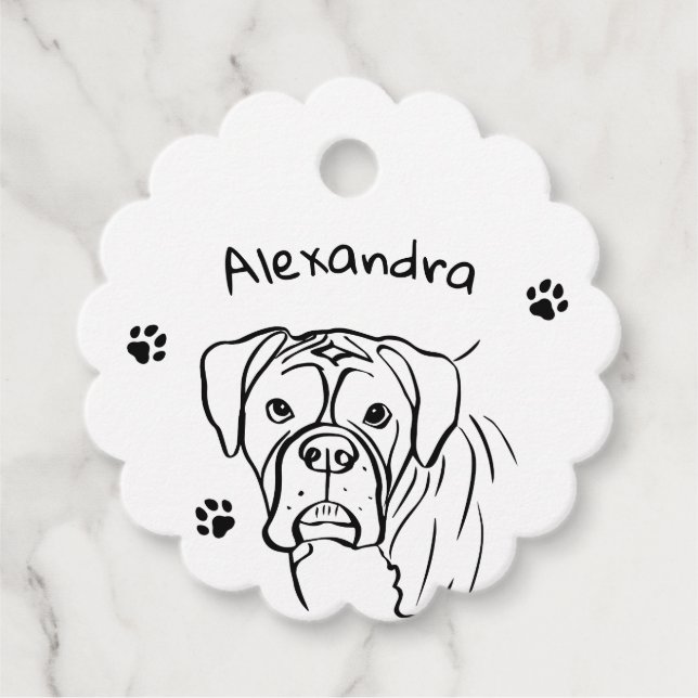 Whimsisk ruta: Redigerbar textradsartikel Gåvor Etiketter (Framsida)