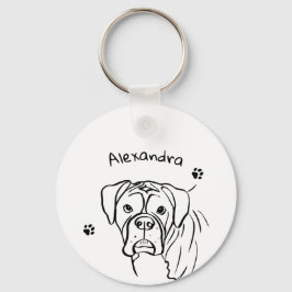 Whimsisk ruta: Redigerbar textradsartikel Nyckelring