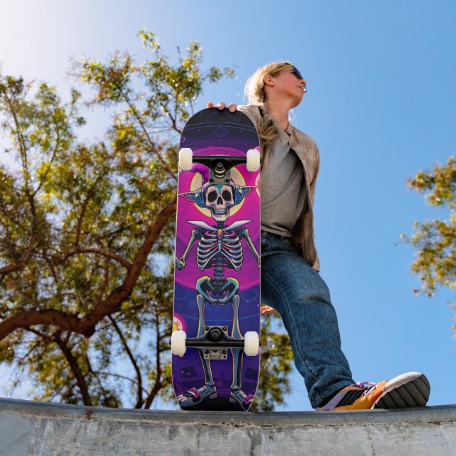 Whimsisk Skeleton Clown Skateboard (Utomhus 1)