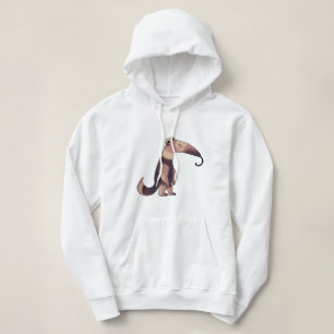 Whimsisk Tecknad Anteater Art T Shirt