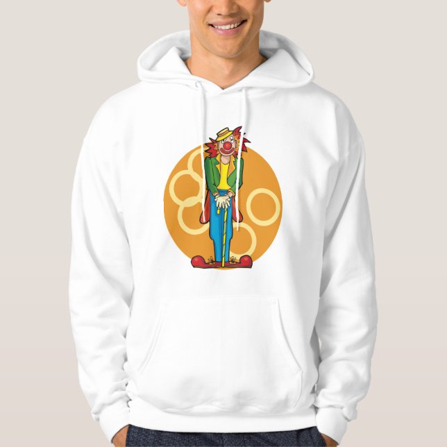 Whimsisk Tecknad Stängd med Ljusa färger Hoodie (Framsida)