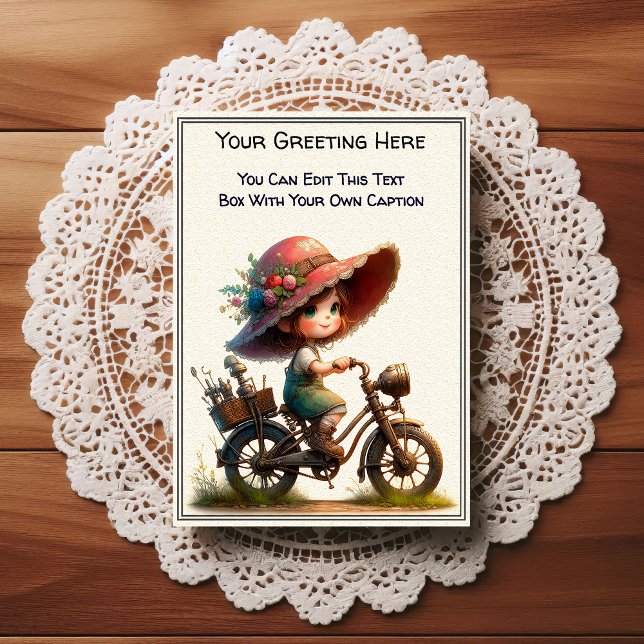 Whimsisk vardaglig sentimental Steampunk konst   Vykort (Skapare uppladdad)