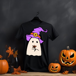Whimsisk värddator med Witch Hat och Flower T Shirt