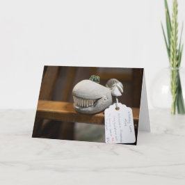 Whimsisk vedsäckskulptur kort