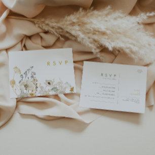 Whimsisk Vildblomma Sångönskan Svarskort Vykort