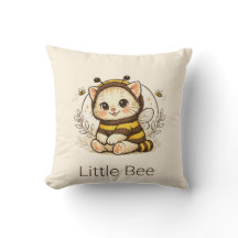 Whimsisk Vintage Kattunge Bibe Kostym Kudd