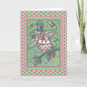 WHIMSISKA HOOTS N' HEARTS CUPID UGGLA VALENTINE HELGKORT