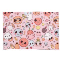Whimsiske Foodie-monster Ansikte