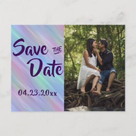 Whimsiskt avfall | Holo Fairy Pastel Photo Event Meddelande Vykort