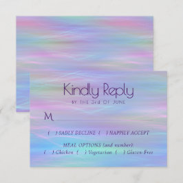 Whimsiskt avfall | Holo Fairy Pastel Rainbow Entre OSA Kort