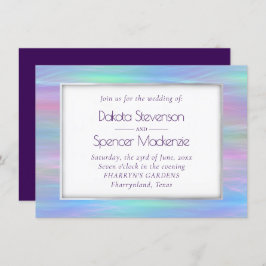 Whimsiskt avfall | Holo Fairy Pastel Rainbow Inbjudningar