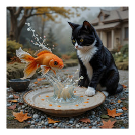 Whimsiskt broderat påträffande perfect poster