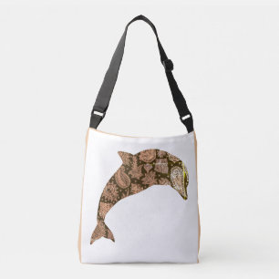Whimsiskt delfin axelväska