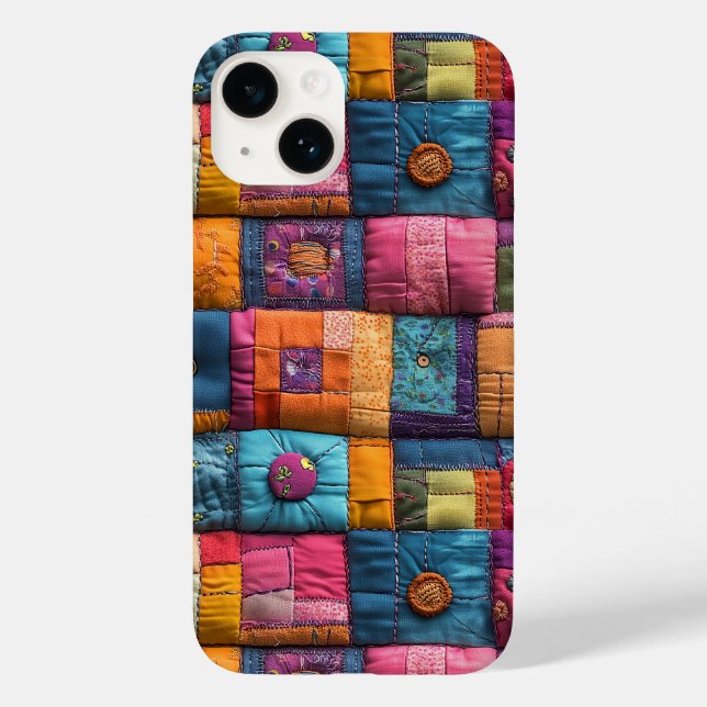 Whimsiskt lappverk Quilt Mönster: Färgdesign (Baksida)