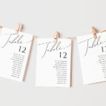 Whimsiskt, minimalistiskt skript | Bordsnummer Dia<br><div class="desc">Det här vismliga minimalistiska manuset | Diagram över bordsnummer är perfekt för ditt klassiska, enkla svarta och vita, minimala, moderna boho bröllop. Utformningen har elegant, delikat och romantiskt handskrivet kalligrafibrev med formell shabby chic-typografi. Det kommer att se bra ut när som helst under bröllop-säsongen: vår, sommar, fall eller vinter! Produkten...</div>