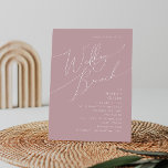 Whimsiskt skript | Dusty Ro Bröllop Brunch Inbjudningar<br><div class="desc">Vi presenterar vårt fantastiska visuella skript | Dusty ro brunch-perfekt för din moderna boho vår firande. Vår elegant är utformad med en pulserande ljus, pastellpalett färg med ett kalligrafiskt skript för chic av vintage. Oavsett om du föredrar ett minimalistiskt eller klassiskt stil, erbjuder vår unika, redigerbara produkt lyx och elegans,...</div>