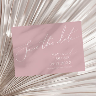 Whimsiskt skript   Dusty Ro Vågrät Spara Datumet