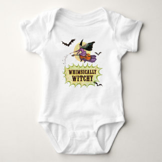 Whimsiskt Witchy One Biet för Baby T Shirt