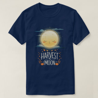 Whimsivest Måne Amid Autumn Bliss T Shirt