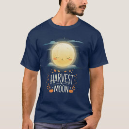 Whimsivest Måne Amid Autumn Bliss T Shirt