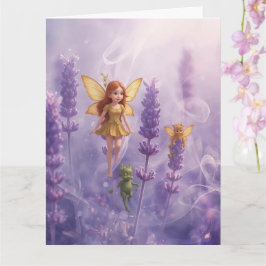 Whimsy Among the Purple Blooms Kort