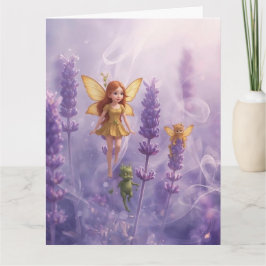 Whimsy Among the Purple Blooms Kort