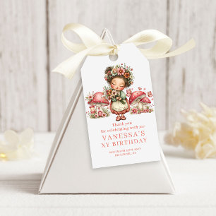 Whimsy Blush Fairy 6-års födelsedagspresent Taggar Presentetikett