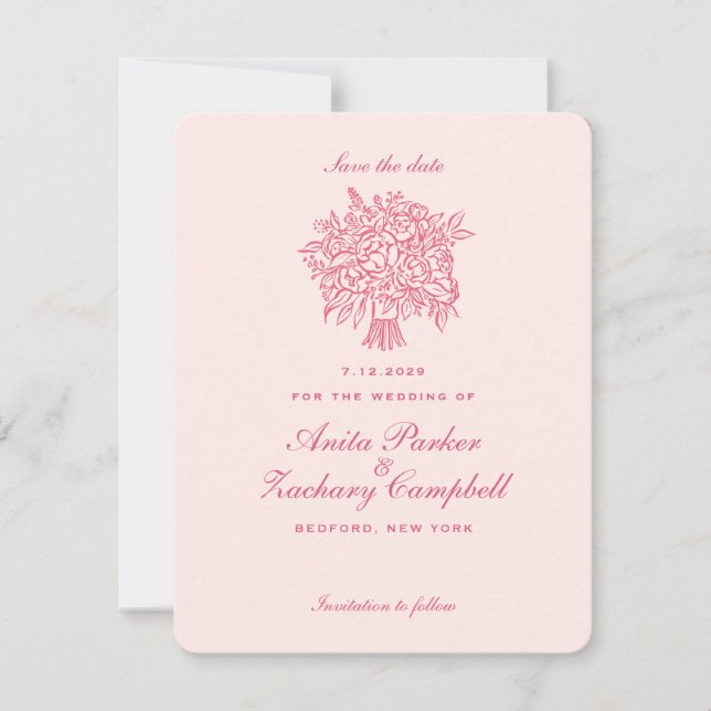 Whimsy Bouquet Spara Datumet (Framsida)