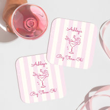 Whimsy Hand Drawn Margarita Cocktail 30th Birthday