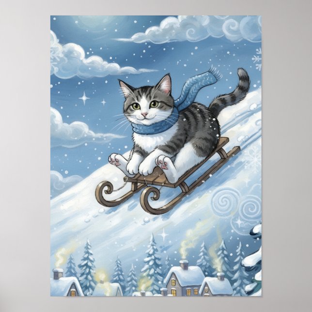 WhimsyCatSled Poster (Framsidan)