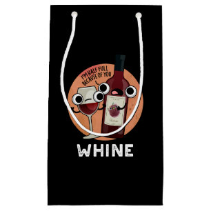 Whine Funny Vin Pun Mörk BG